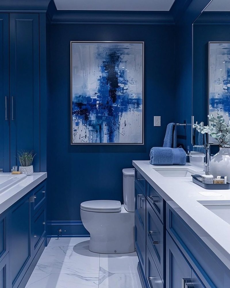 11 Blue Bathroom Ideas Worth Copying
